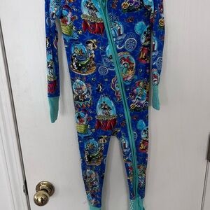 Blue Bamboo Disney snowglobes convertible romper, 2t NWOT/like new